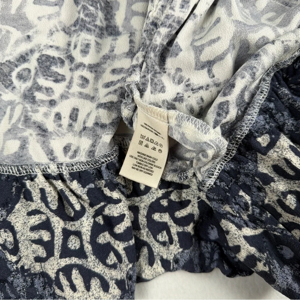 Free People‎ Womens Beach Day Halter Mini Dress Blue Large - Picture 9 of 10